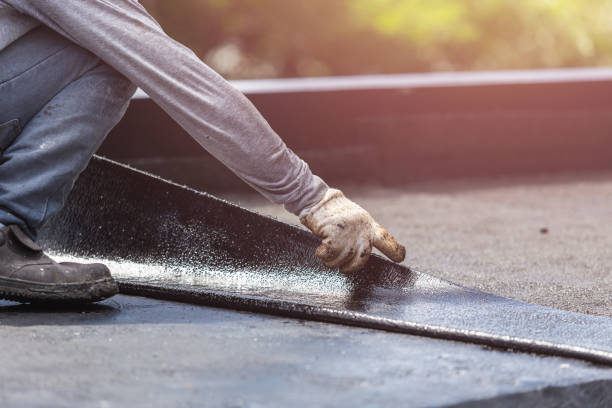 Professional Emergency Waterproofing technician working in Amo, IN